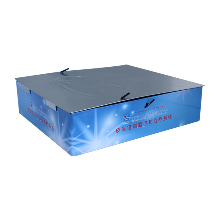 shoes packing tin box